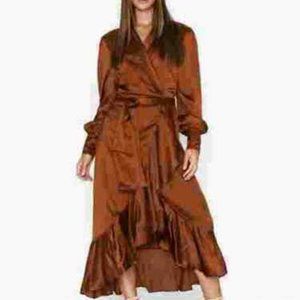 Object Collectors Item Objalina L/S flounce Dress S 36